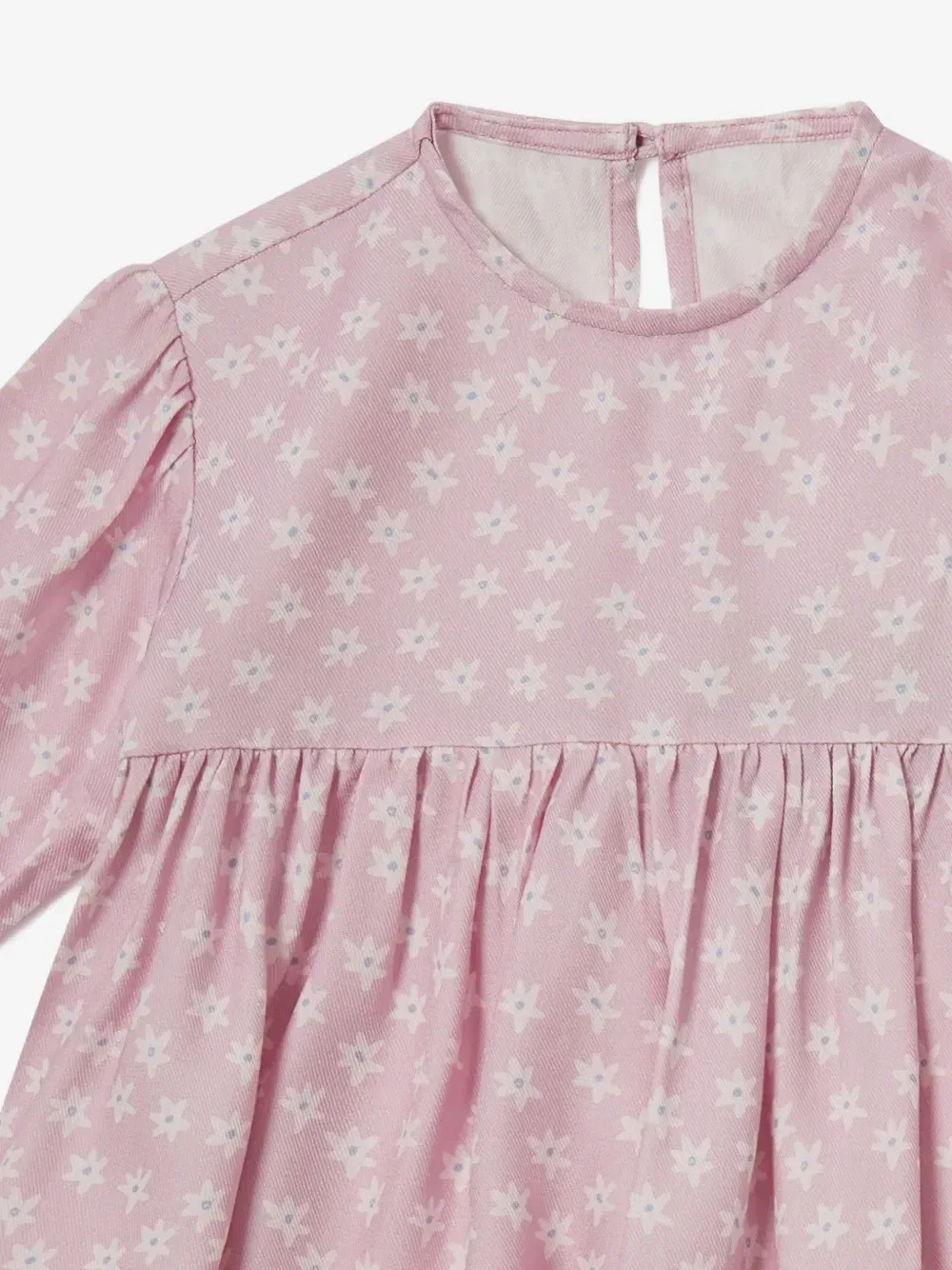 Комплект из платья и блумеров с длинными рукавами и цветочным принтом Stella McCartney Kids, розовый — фото 3