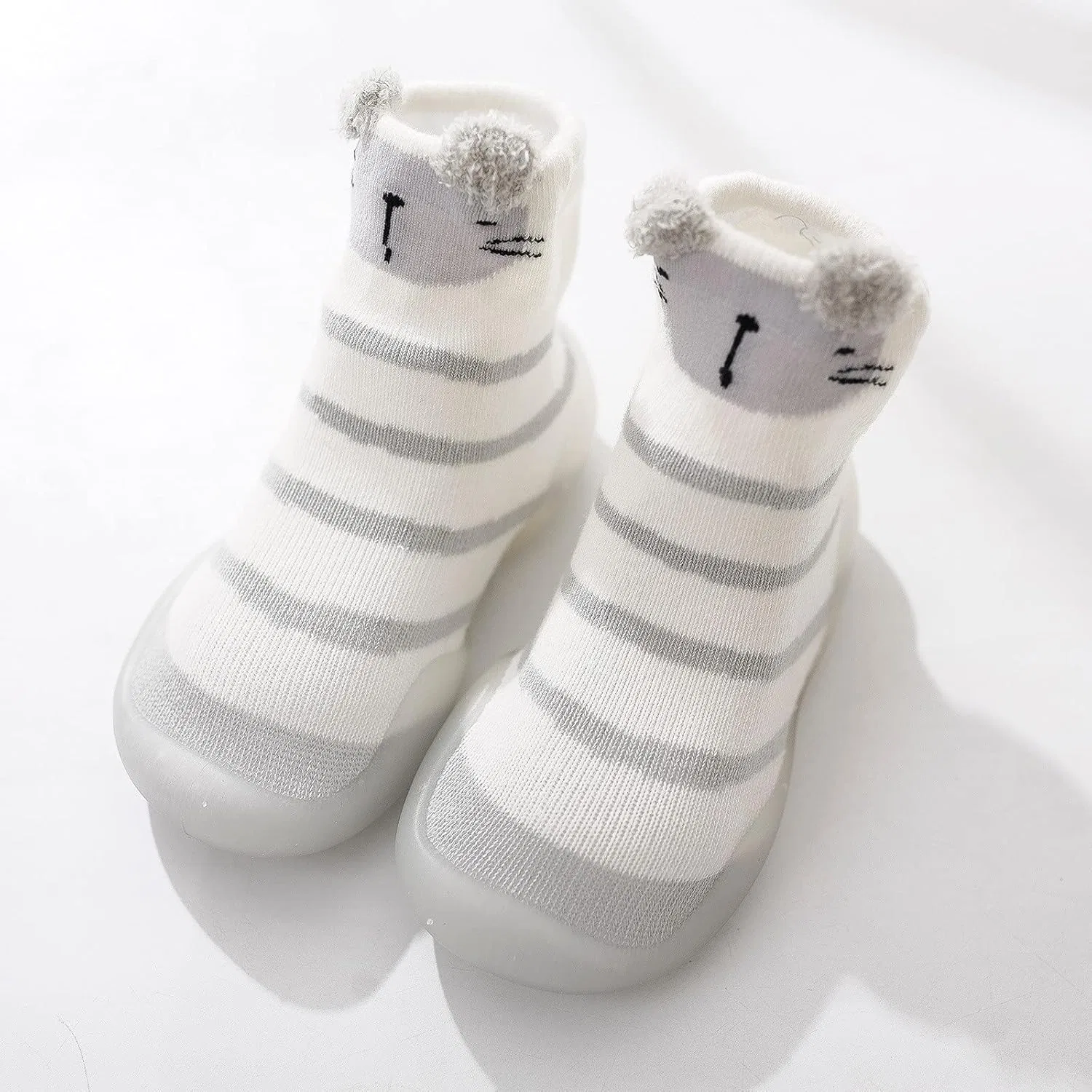 Детские кроссовки для девочек с принтом животных, White — фото 2