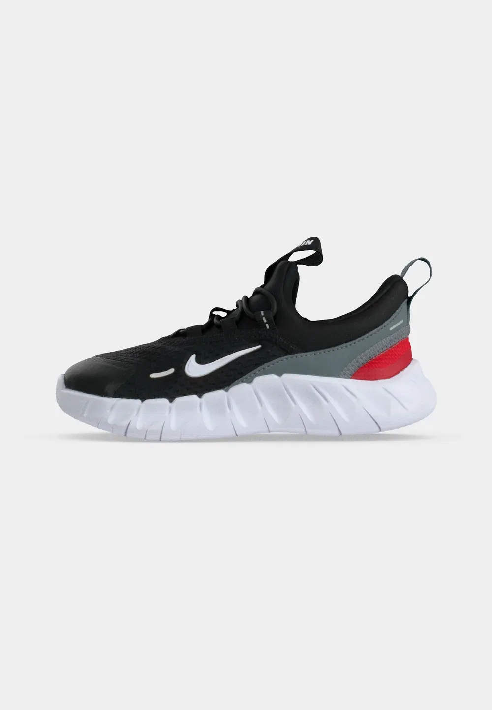 Кроссовки Nike Free Ride TD унисекс для бега по шоссе Nike Performance, Black/White/Cool Grey/University Red — фото 2