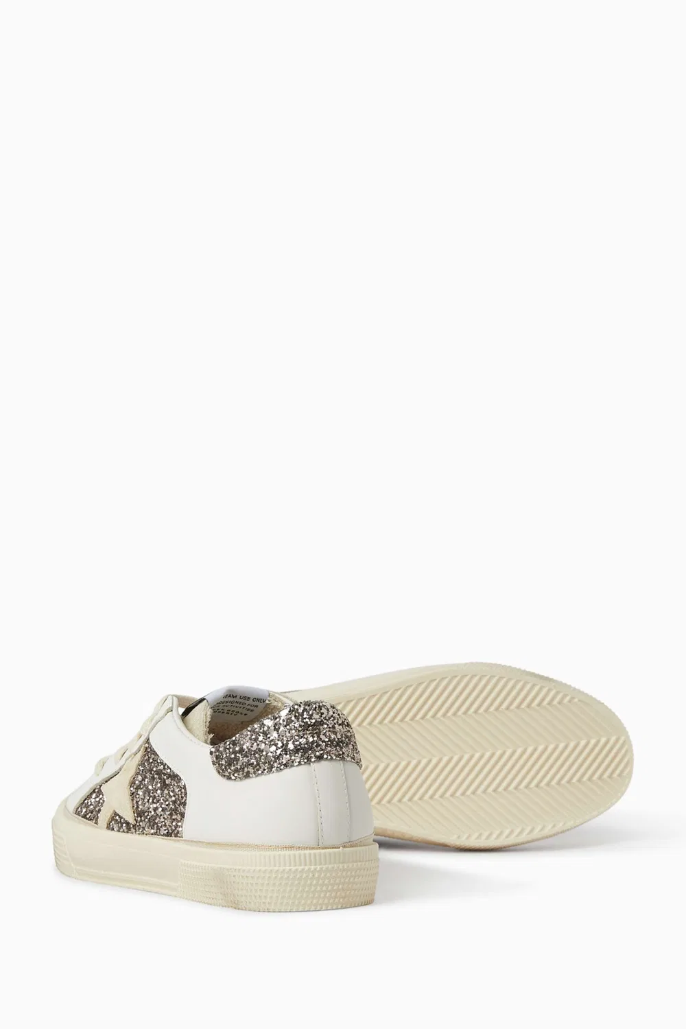 Кроссовки кожаные May with Double Quarter Sneakers GOLDEN GOOSE — фото 3