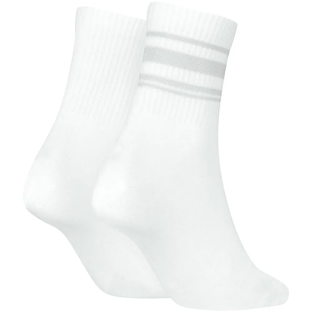 Женские хлопковые носки Calvin klein Sport Stripe, White — фото 2