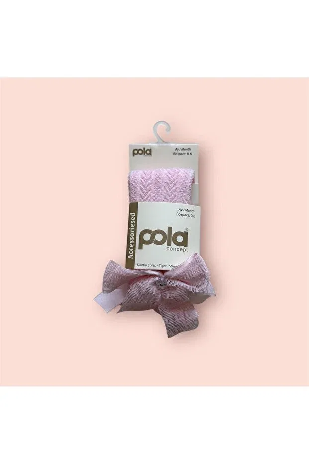 Детские колготки хлопковые Pola, Pink