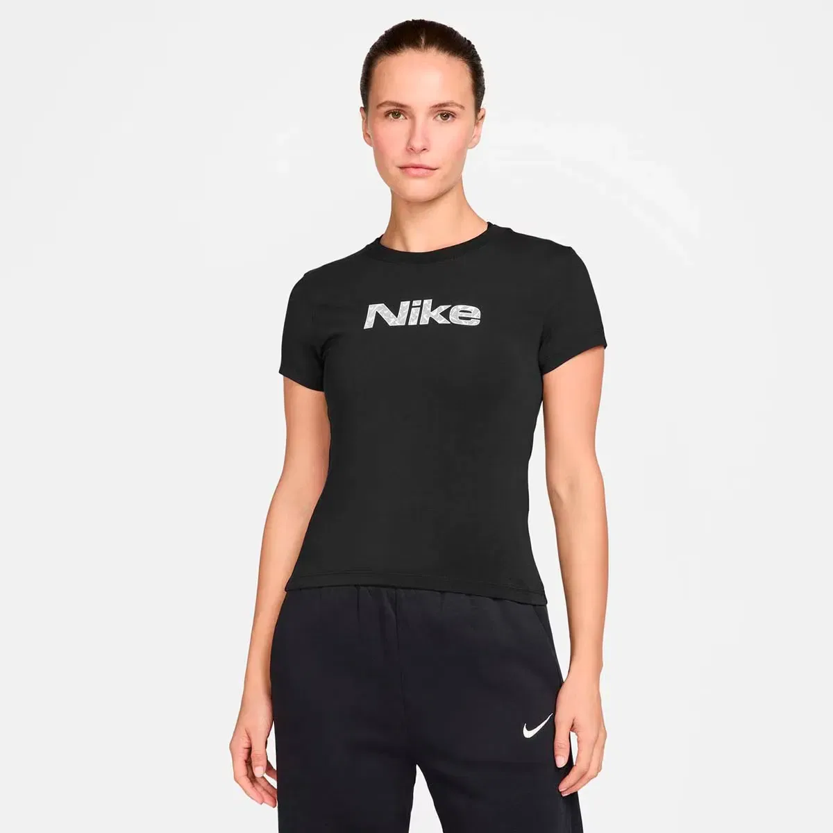 Женская футболка из модала Nike, Negro