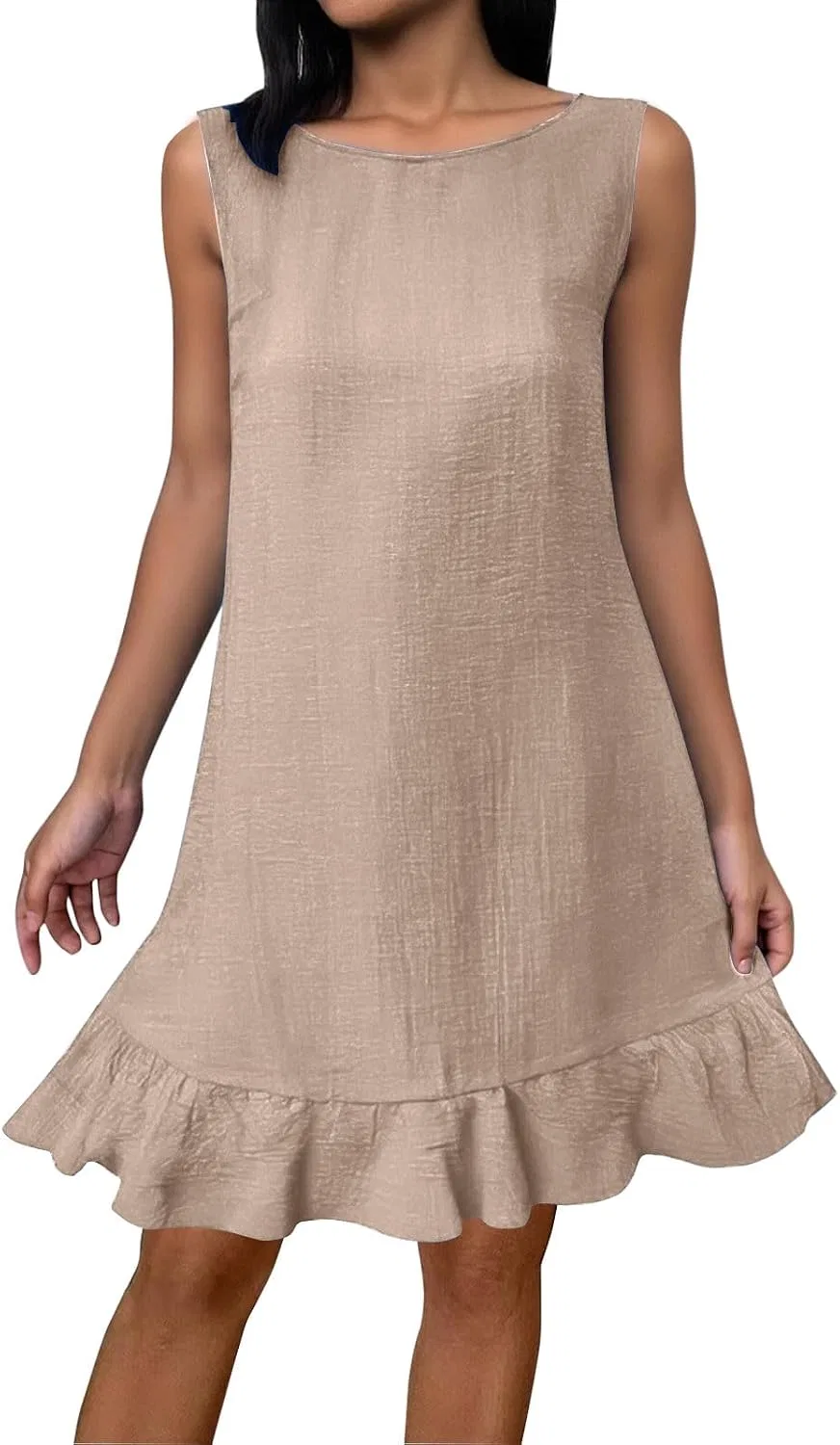 Женское кружевное платье с запахом Generic, Beige