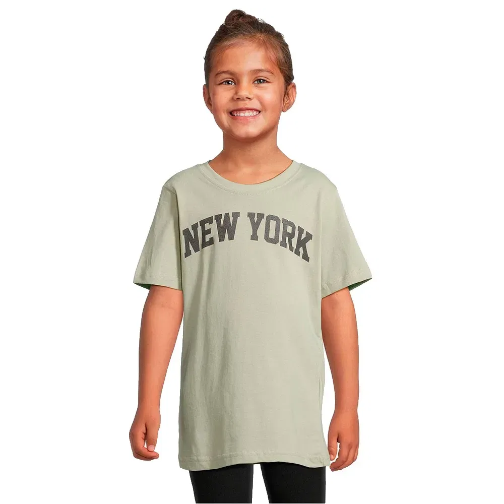 Футболка с коротким рукавом New York & Los Angeles College Urban Classics, зеленый — фото 2