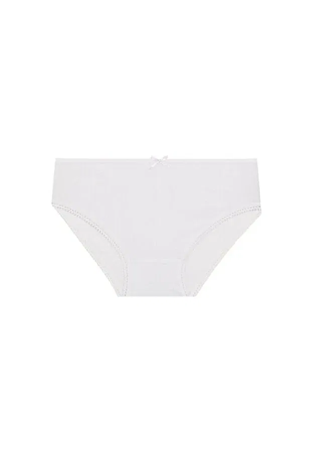 Детские трусы для девочек хлопковые Berrak 2574 12-pack Kit İç Giyim, White Kit Iç Giyim