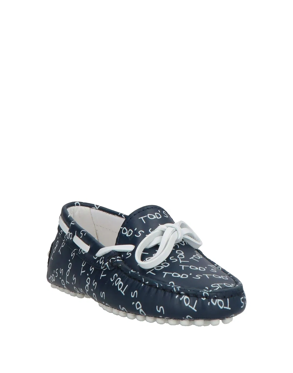 Лоферы на шнуровке из мягкой кожи Tod'S, темно-синий — фото 2