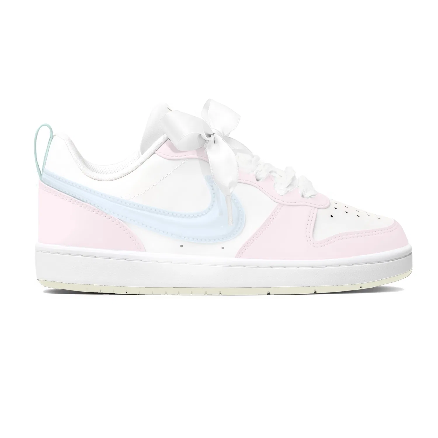 Детские кроссовки для скейтбординга Nike Court Borough, Pink Blue — фото 4