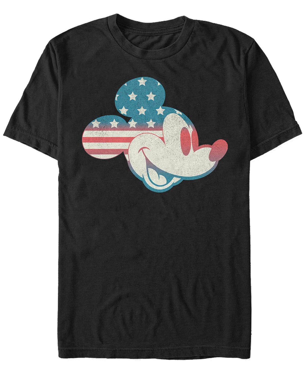 

Мужская футболка с круглым вырезом с короткими рукавами mickey americana Fifth Sun, черный