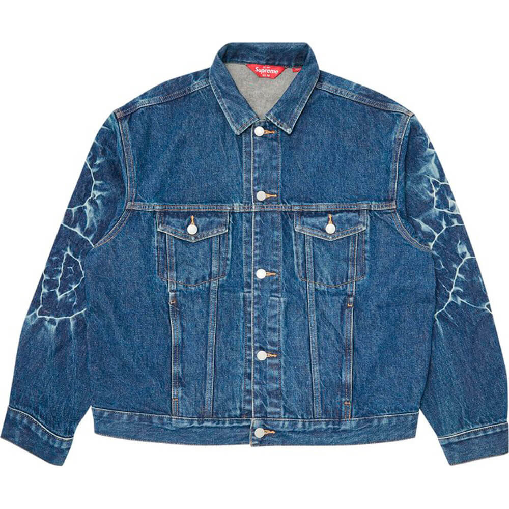 

Джинсовка Supreme Shibori Denim, синий