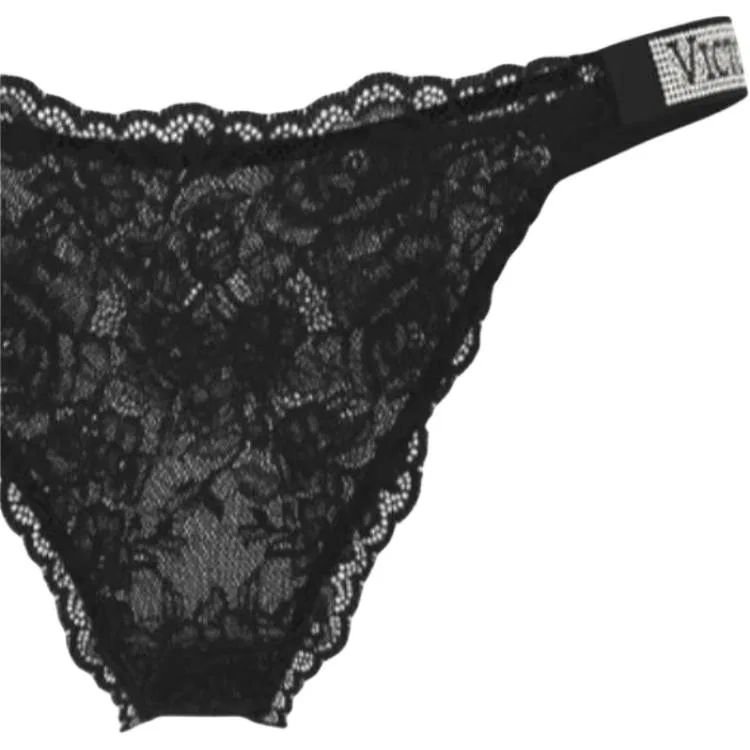 Женские трусы-бикини Victoria's Secret, Black — фото 3