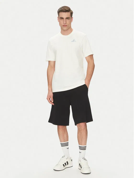 Футболка regular fit Earth Day Graphic Adidas, белый — фото 2