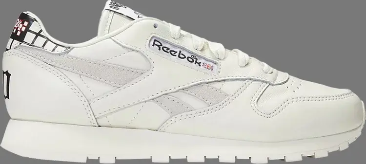 

Кроссовки asap nast x classic leather 'chalk' friends & family Reebok, белый