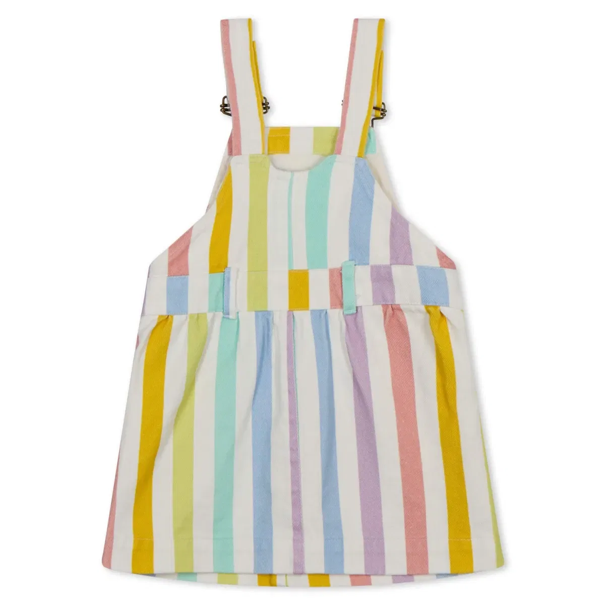 Детское платье в широкую полоску Classic Wide Stripe Dotty Dungarees, Multi — фото 2