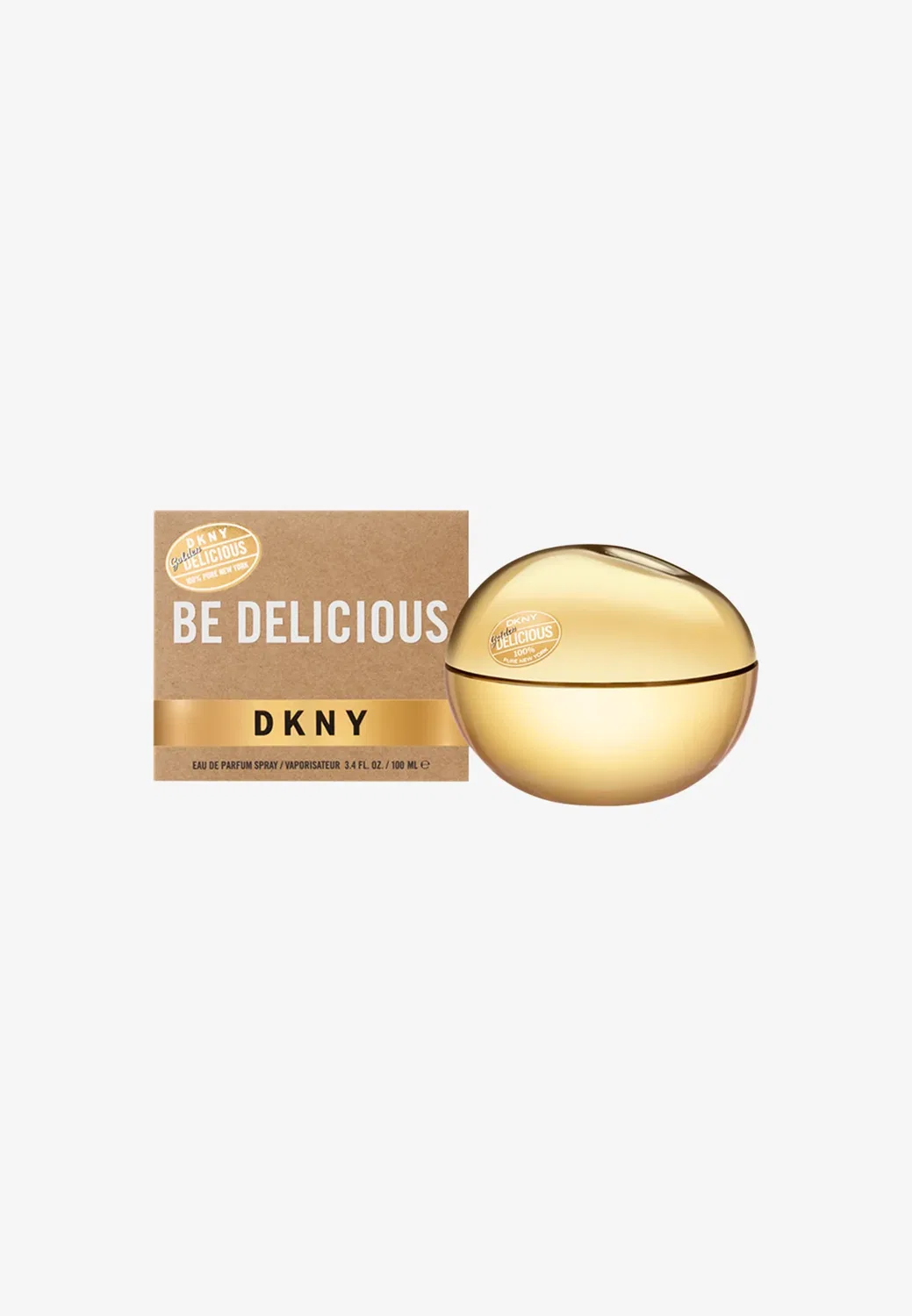 Золотистая вкусная парфюмированная вода - парфюмированная вода Dkny Fragrances, 100 мл — фото 2