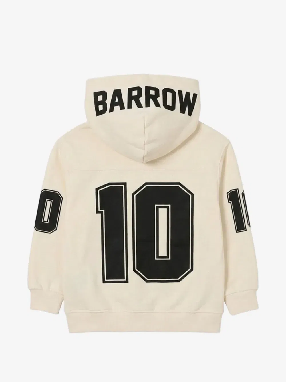 Худи из джерси с логотипом Barrow Kids, бежевый — фото 2