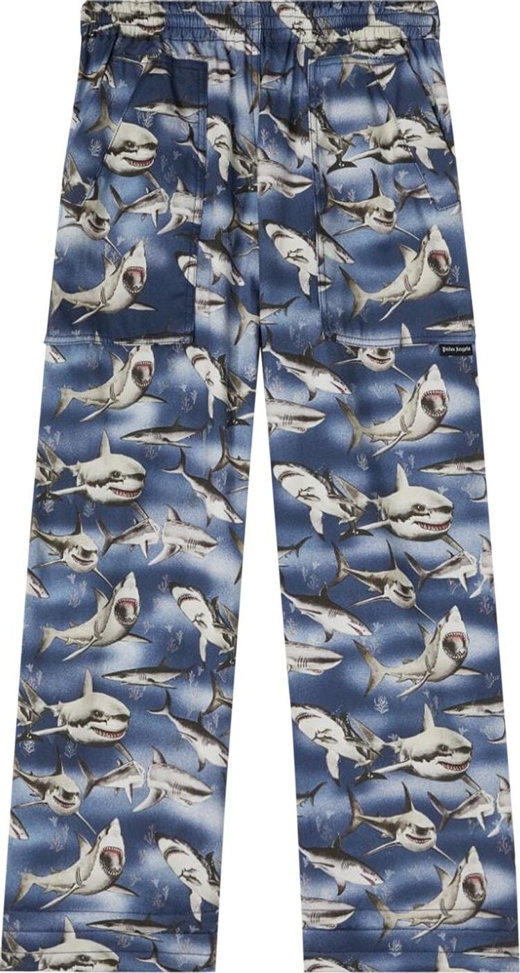 

Брюки Palm Angels Sharks Easy Pants 'Blue/Black', синий