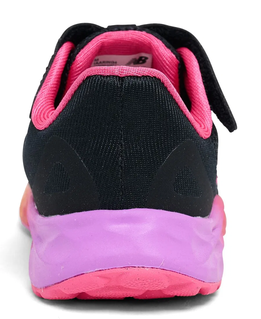 Детские кроссовки для бега с шнурками-эластичными, Fresh Foam Arishi V4 New Balance, Black — фото 4