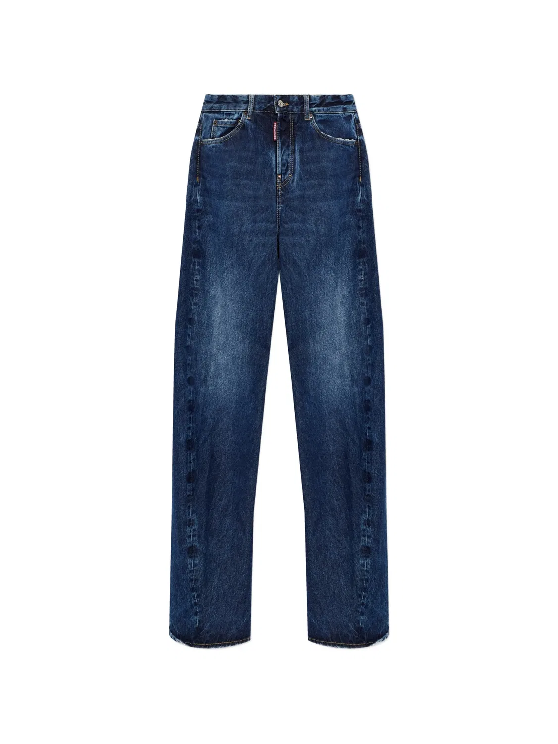 Широкие джинсы Loose Twst синего цвета DSQUARED2, синий