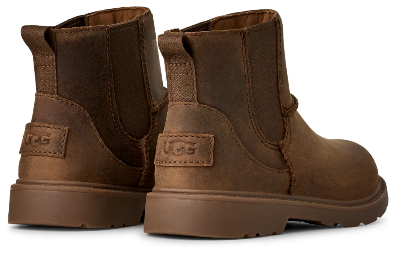 Детские ботинки-челси для девочек с водоотталкивающим верхом UGG Perry Weather Walnut — фото 3