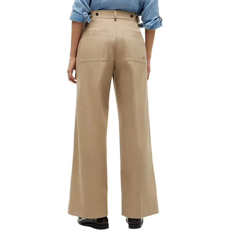 Женские брюки свободного кроя Wide Leg Tommy Hilfiger, Camel — фото 3