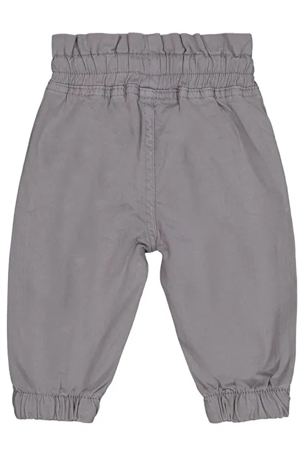 Детские брюки для девочек зауженные Civil Baby, Gray — фото 2
