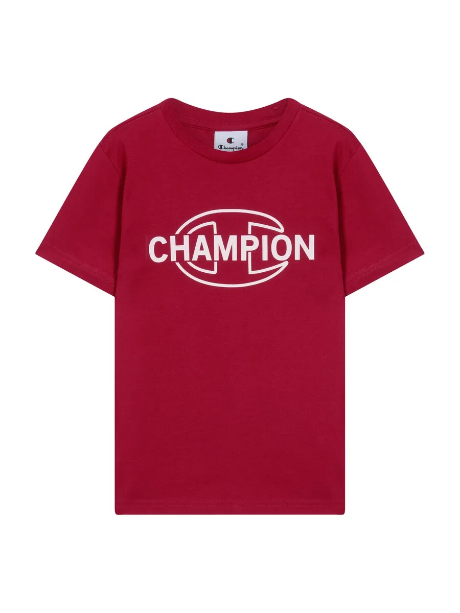 Футболка рубиново-красного цвета Champion