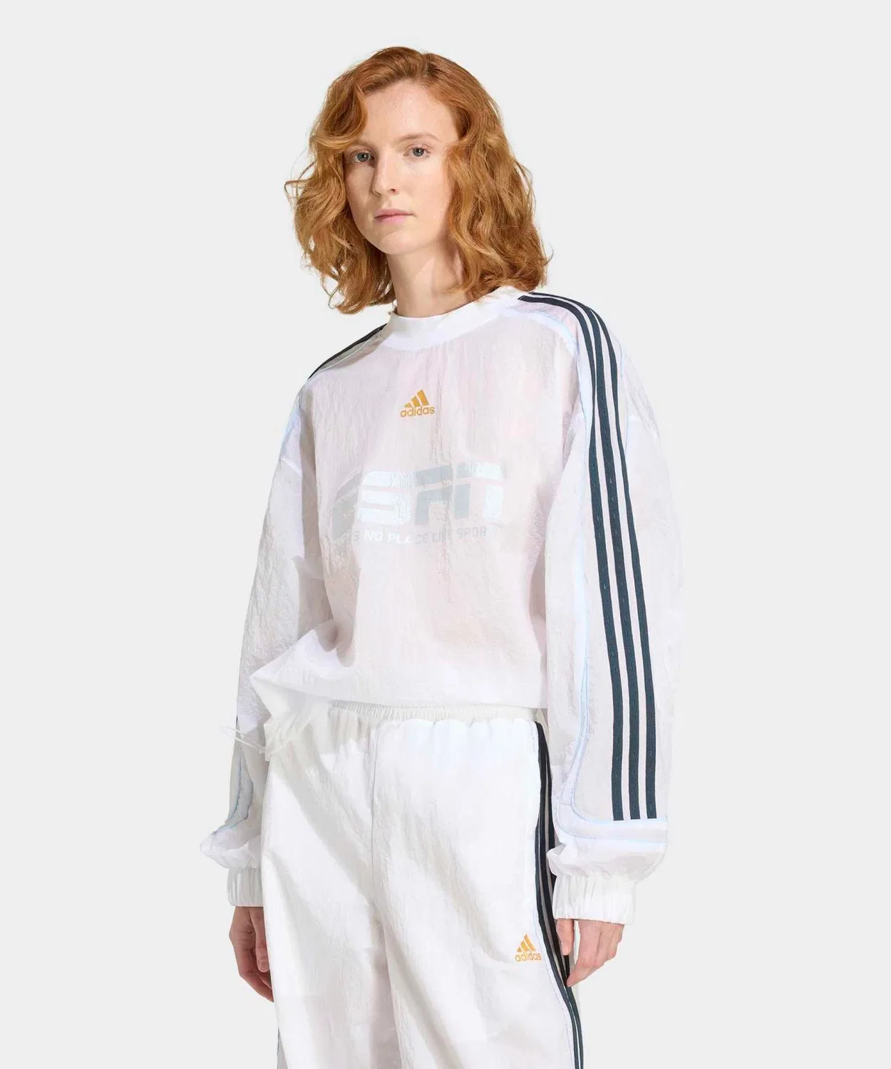 Женский свитшот с длинным рукавомTeam Geist 2.0 Adidas, Белый