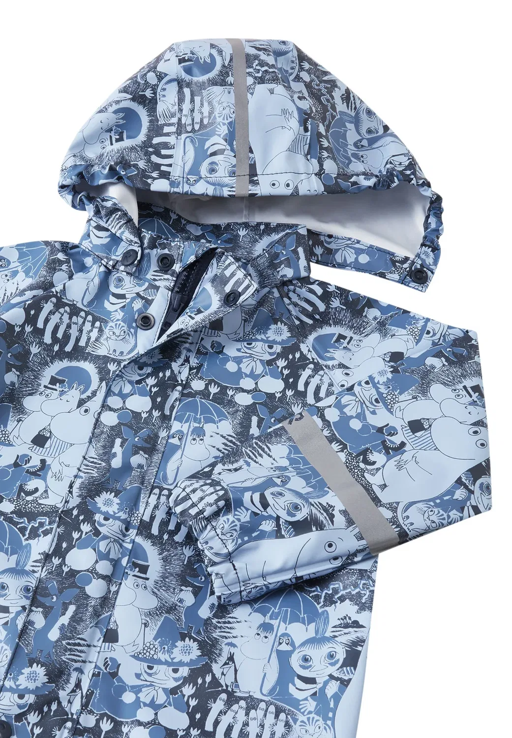 Плащ, муми-веси - куртка из жесткого материала Reima, Airy Blue — фото 3