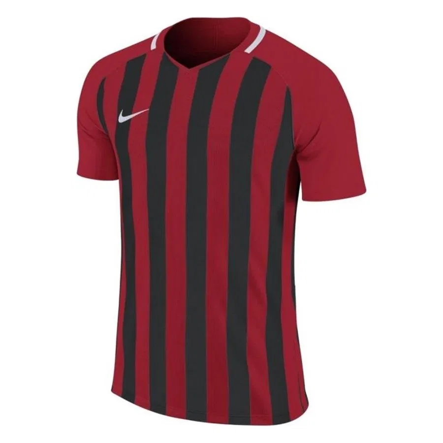 Футболка спортивная с принтом Striped Division III Nike, Красно-черный