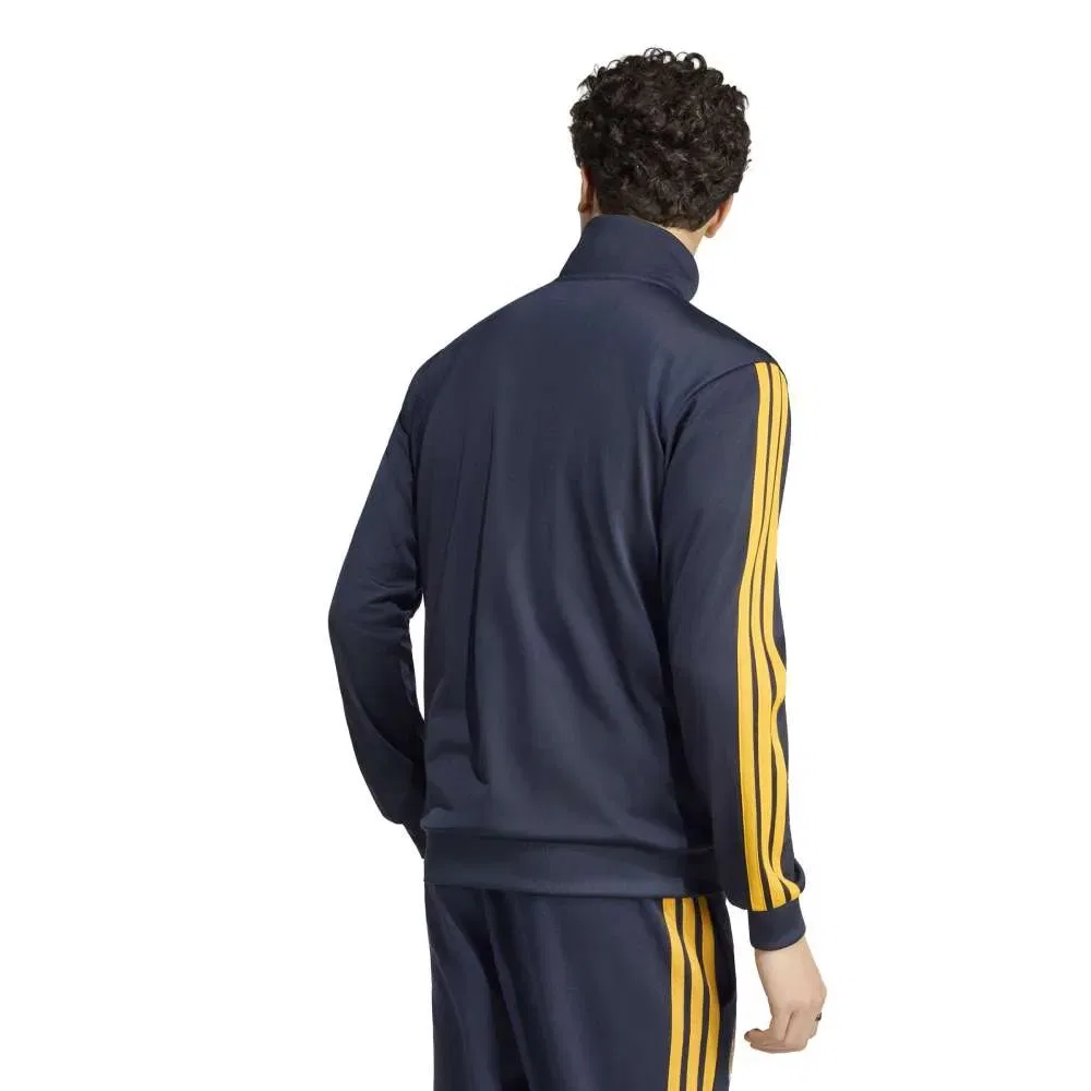 Мужская спортивная куртка с воротником-стойкой Real Madrid DNA Adidas, Blue — фото 2