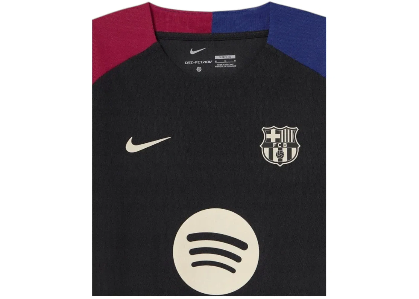 Мужская футболка с длинным рукавом Nike Barcelona F.C. Strike Dri-Fit ADV Elite Training Jersey, Black — фото 2