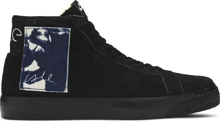 

Кроссовки Nike Isle Skateboards x Blazer Mid SB 'Patch', черный