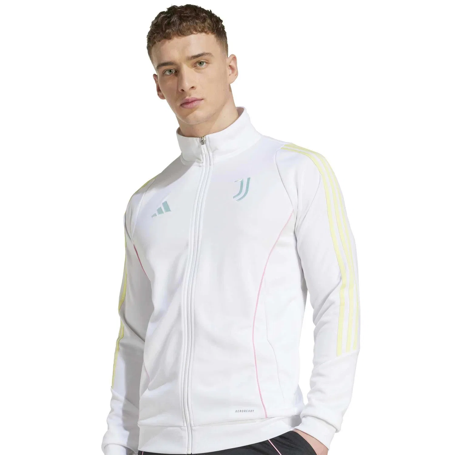 Мужской спортивный костюм с длинным рукавом Adidas Sport Juve Tk Anzug, White — фото 4