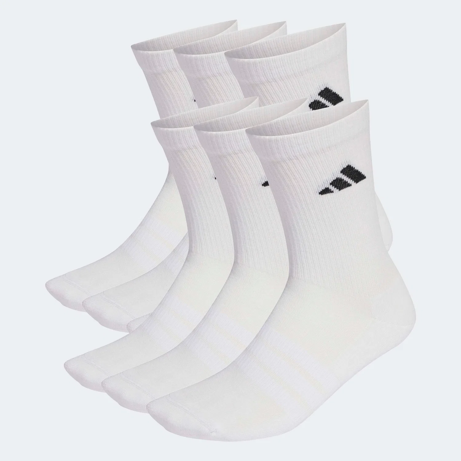 Женские спортивные носки с амортизацией Adidas Performance, White/Black