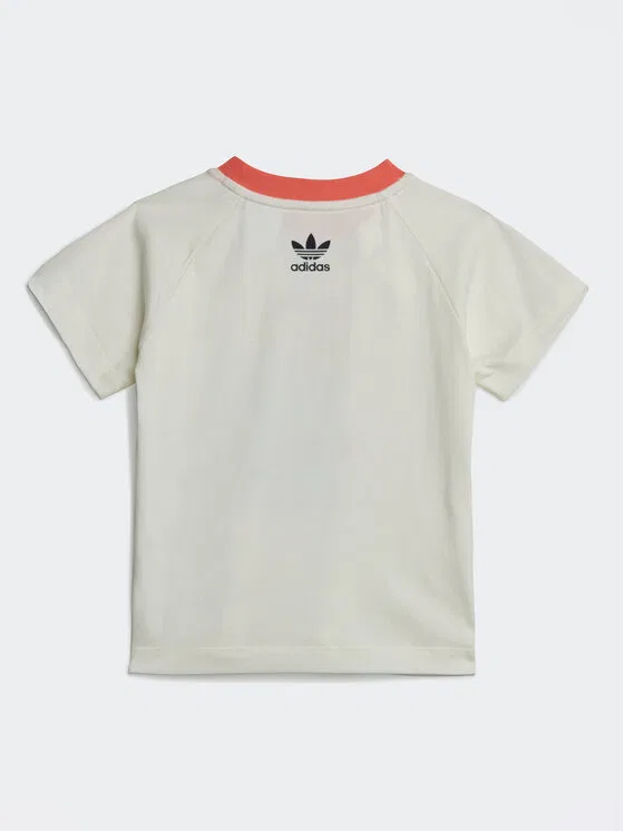 Футболка regular fit Graphic Print T-Shirt Adidas, белый — фото 2