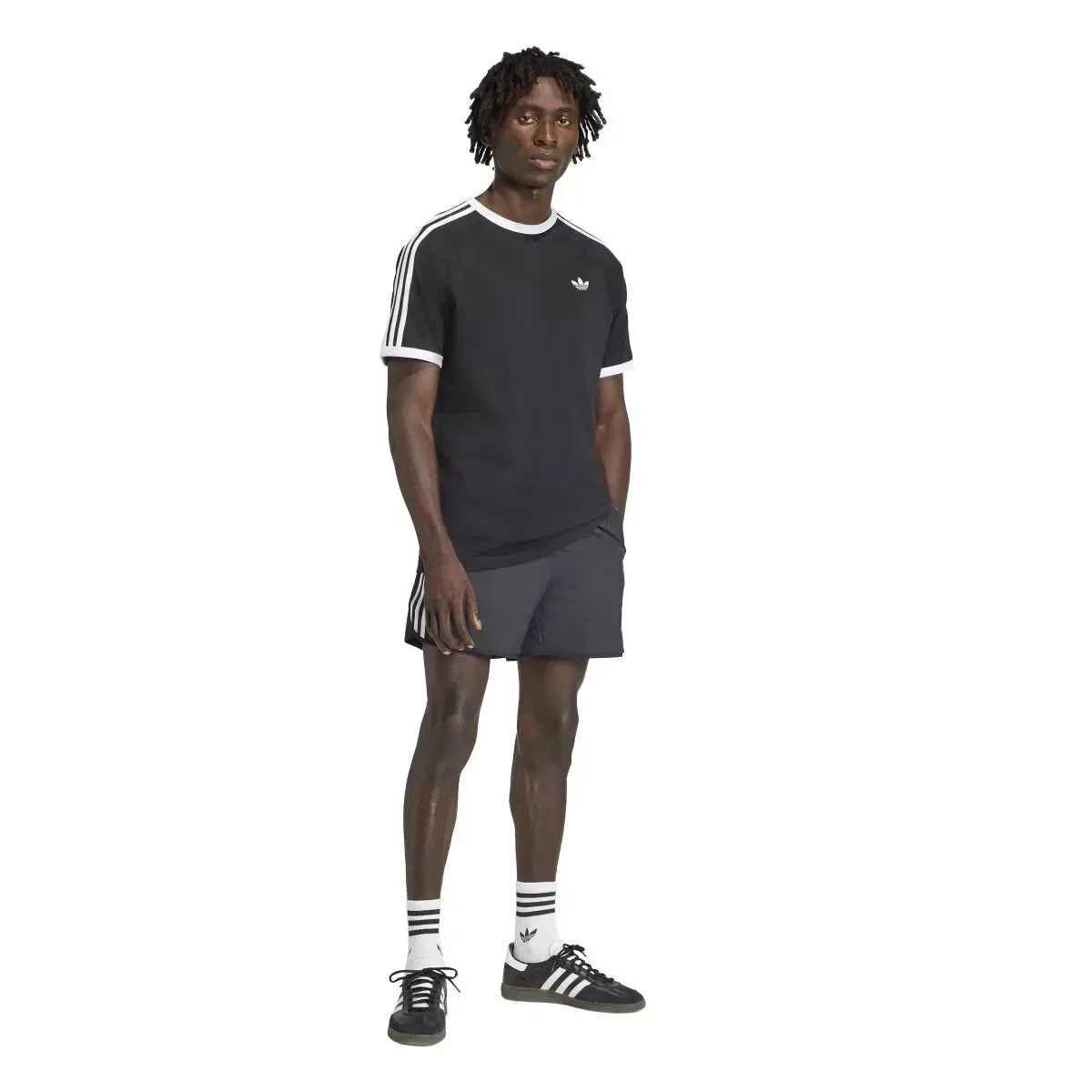 Мужская футболка с длинным рукавом Adicolor Adidas Originals, Negro — фото 3