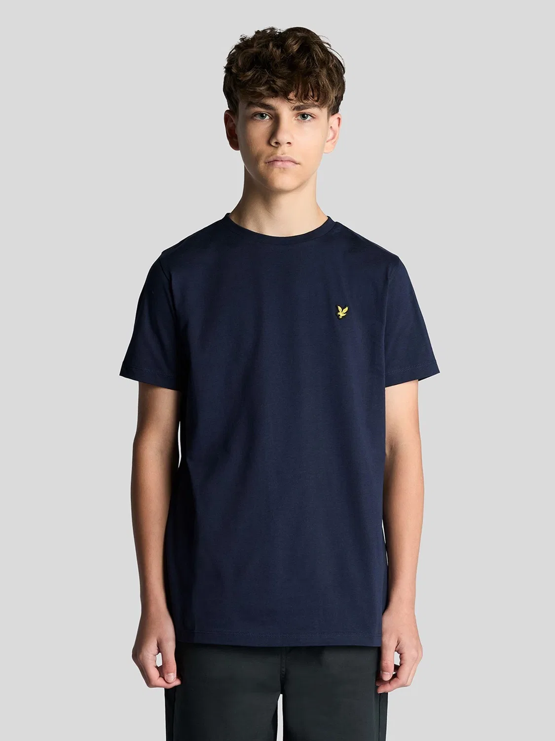 Футболка с круглым вырезом Lyle & Scott, темно-синий