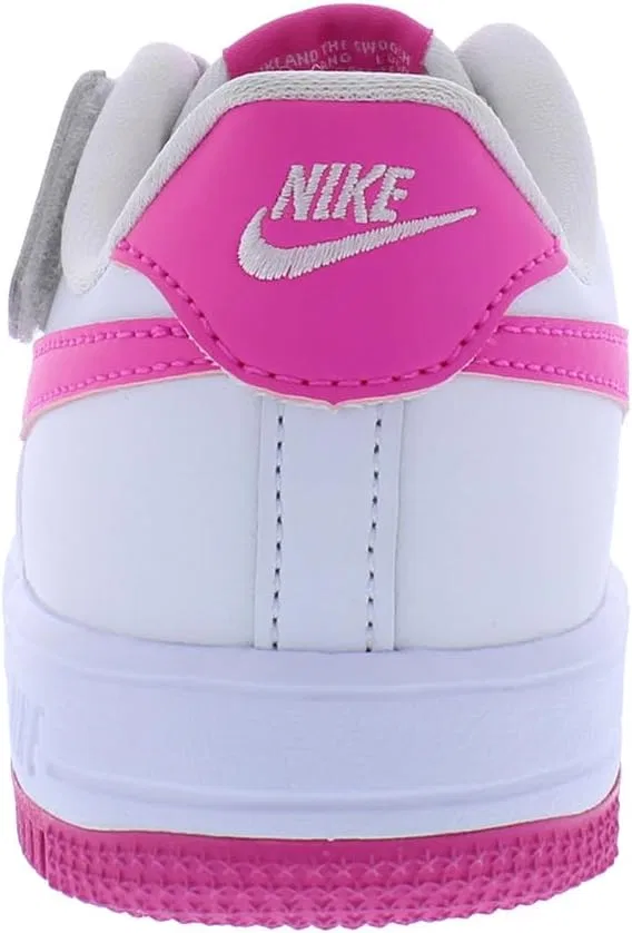 Детские кроссовки для мальчиков с липучкой Nike Force 1 Low EasyOn, White — фото 3
