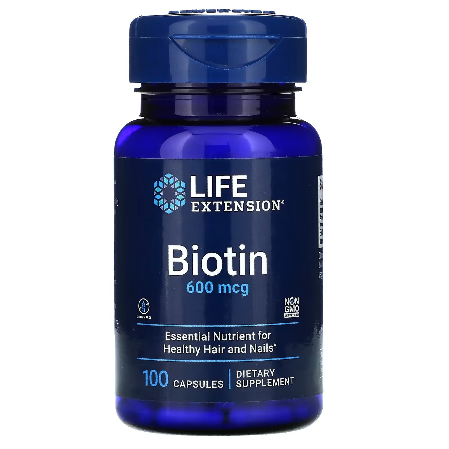 

Биотин Life Extension, 100 капсул