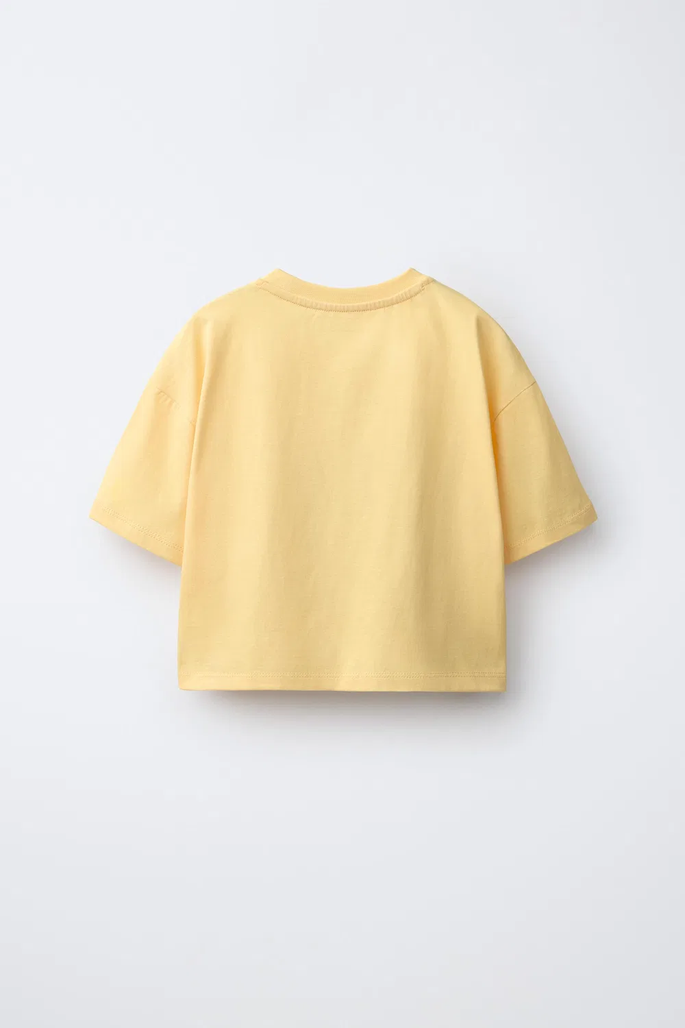 Футболка с университетским принтом ZARA, Yellow — фото 2