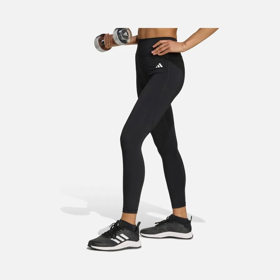 Спортивные леггинсы 7/8 Optime Essentials adidas, Черный — фото 2