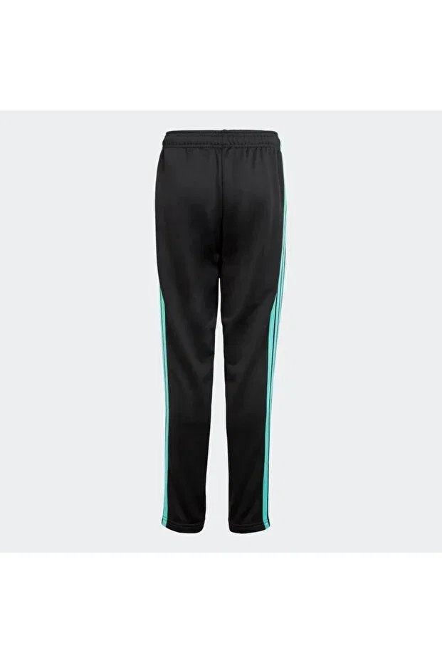 Детские спортивные брюки для девочек с завязками Adidas, Black — фото 3