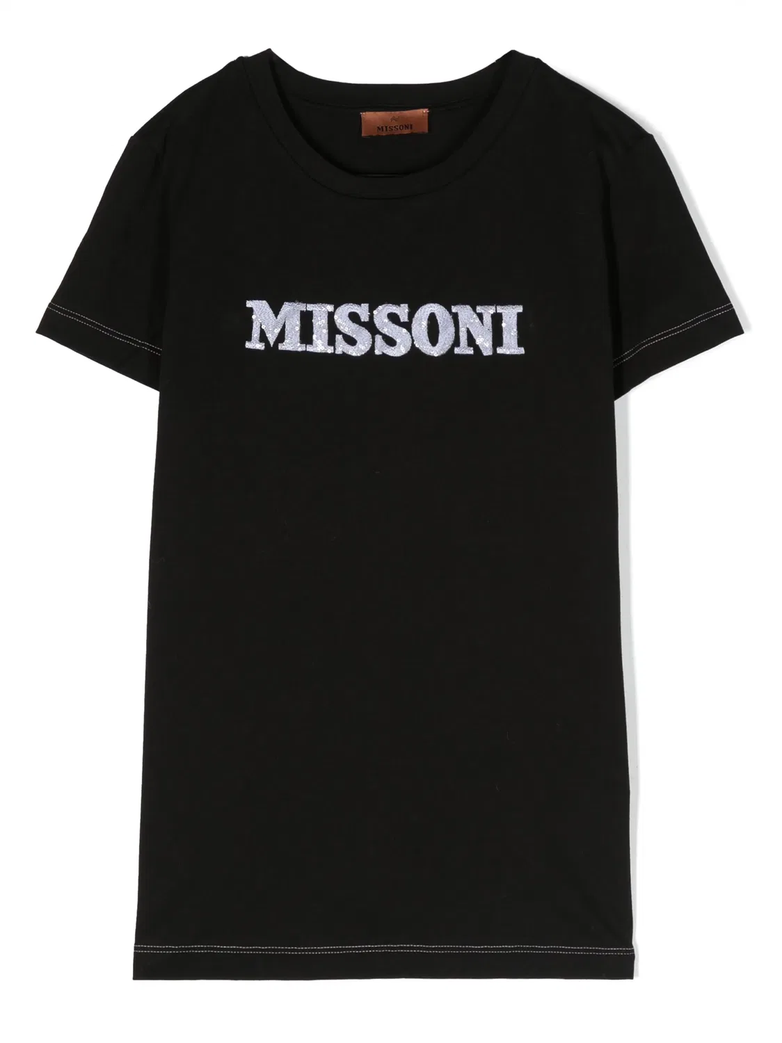 Футболка с вышитым логотипом Missoni Home, черный