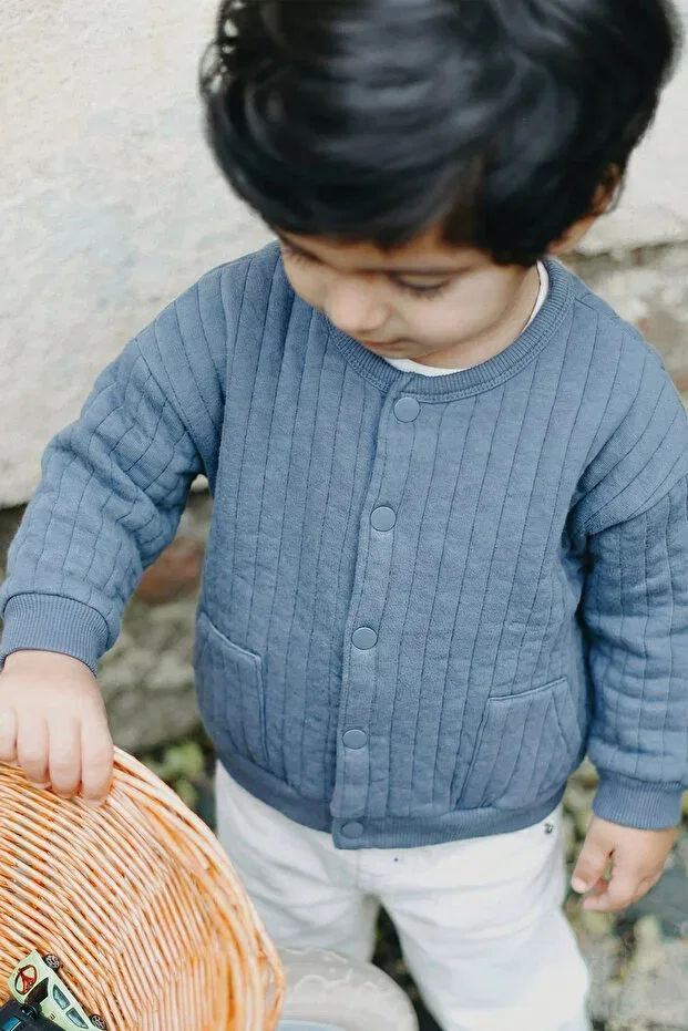 Стеганая куртка, 1-10 лет, мятно-зеленого цвета Cigit