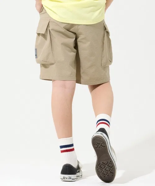 KRIFF MAYER Kid's Collection Детские шорты карго из сисакара с быстросохнущей тканью KRIFF MAYER, Серый — фото 2