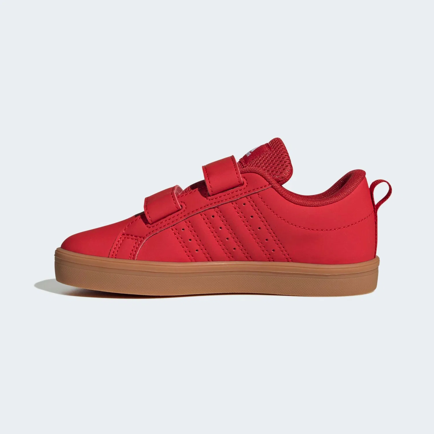 Детские спортивные кроссовки с тремя полосками Adidas Sportswear, Better Scarlet/Ftwr White/Gum10 — фото 3