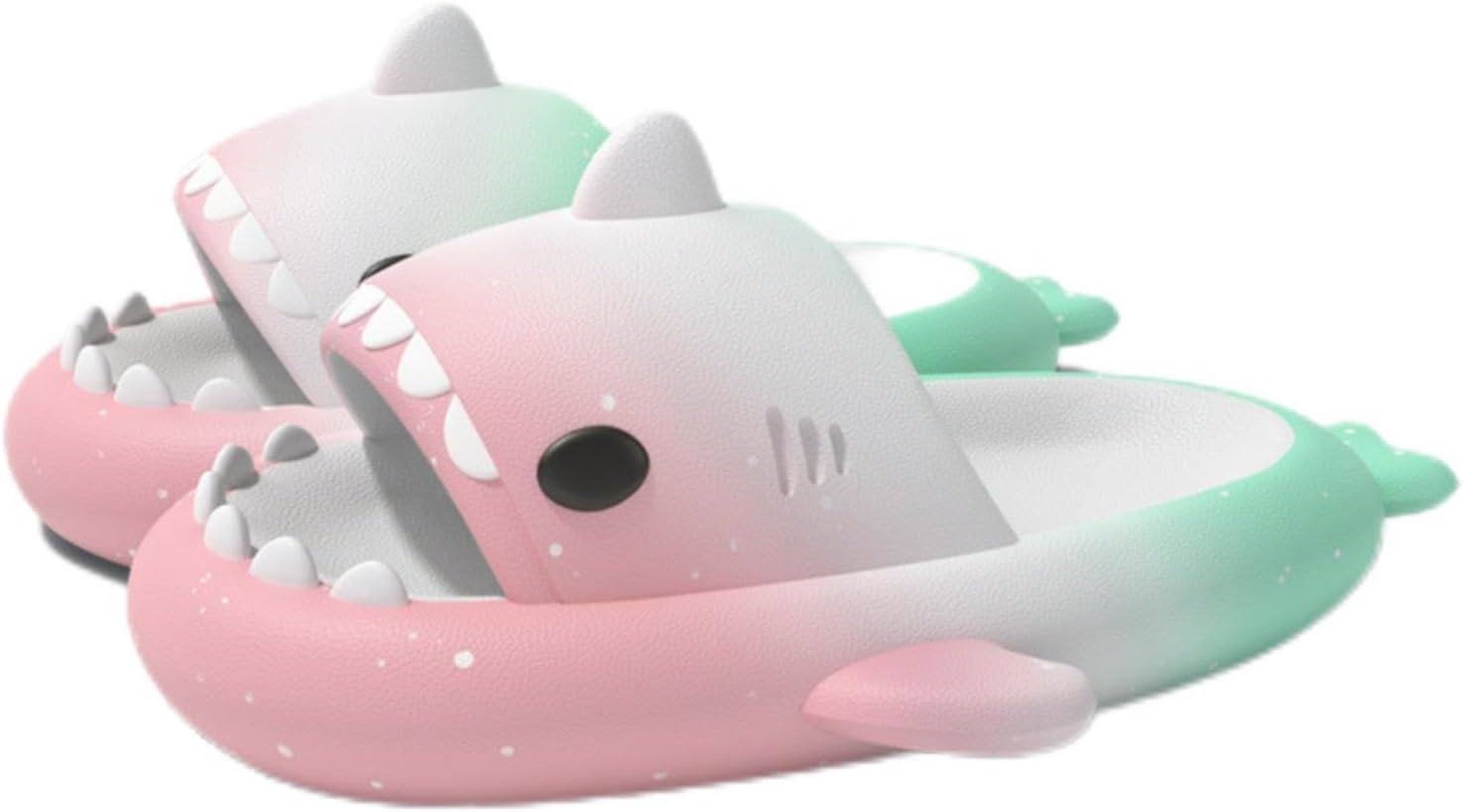 

Шлепанцы с акулой для женщин и мужчин, шлепанцы Cloud Shark, противоскользящие шлепанцы с открытым носком, супер мягкие шлепанцы с открытым носком для душа Generic, розовый