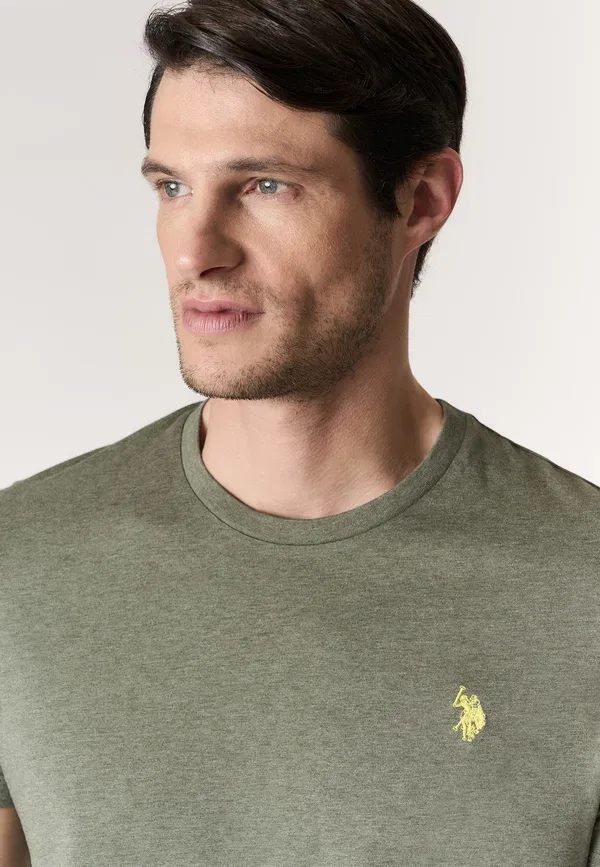 Футболка джерси Basic t-shirt U.S. Polo Assn., Verde, зеленый — фото 4