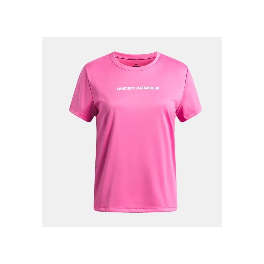 Детская футболка с коротким рукавом UA Tech Branded Under Armour, Розовый